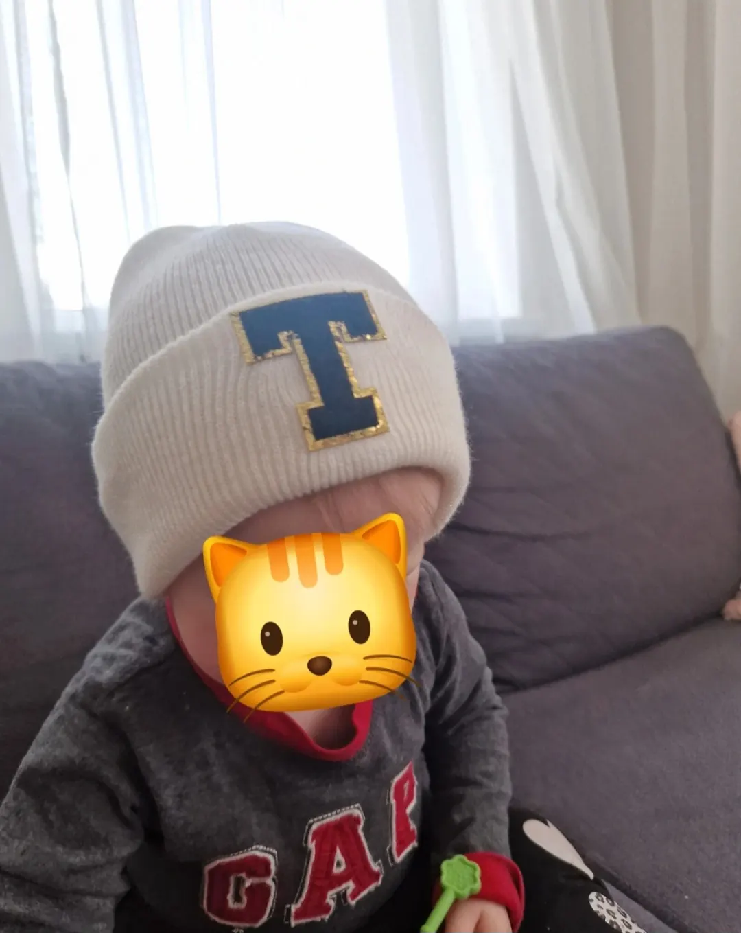 Balta beanie kepurė vaikui 4