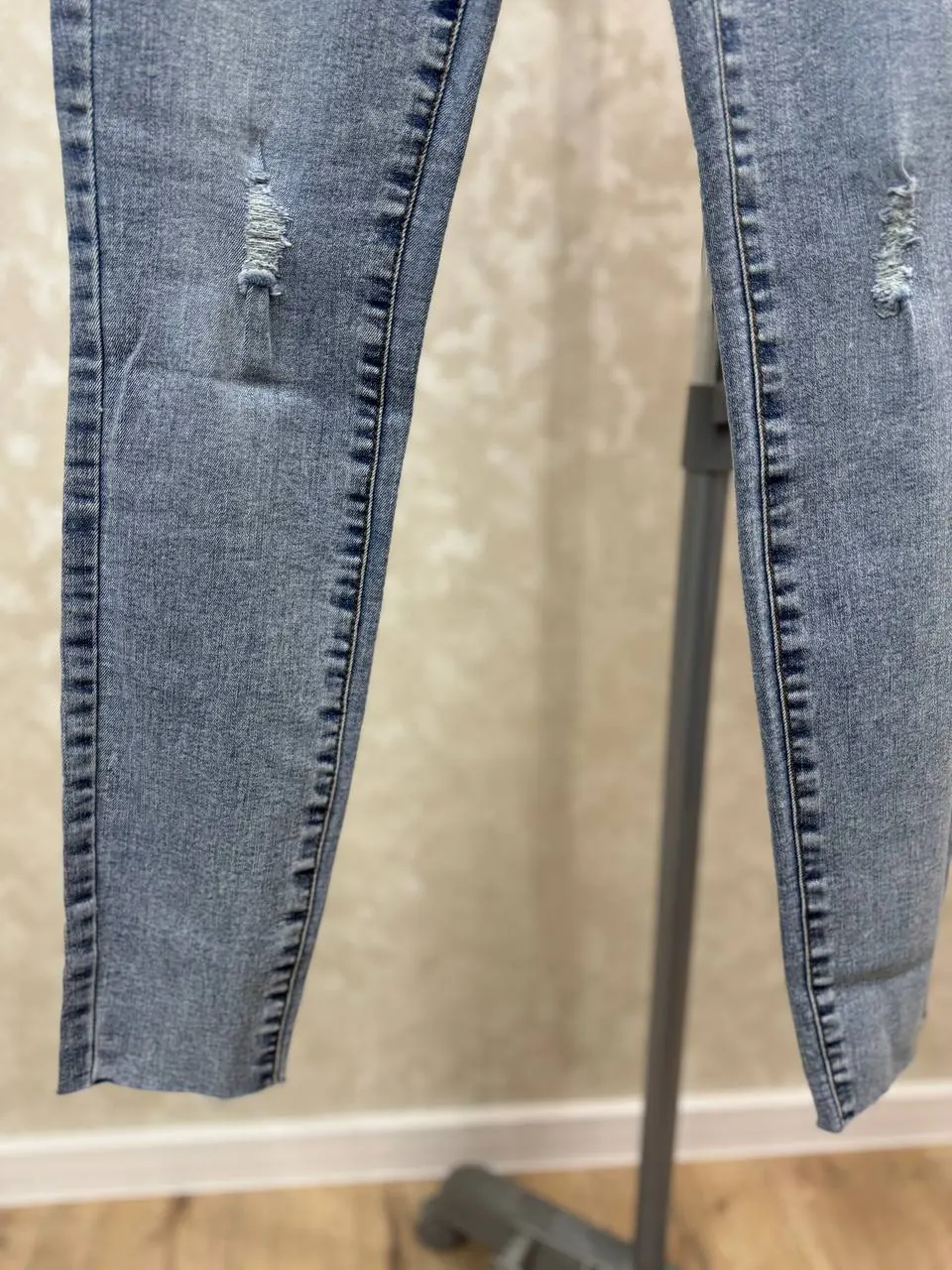 20% organinė medvilnė 49% medvilnė Vero Moda nauji šviesiai mėlyni skinny džinsai dydis S/32 5