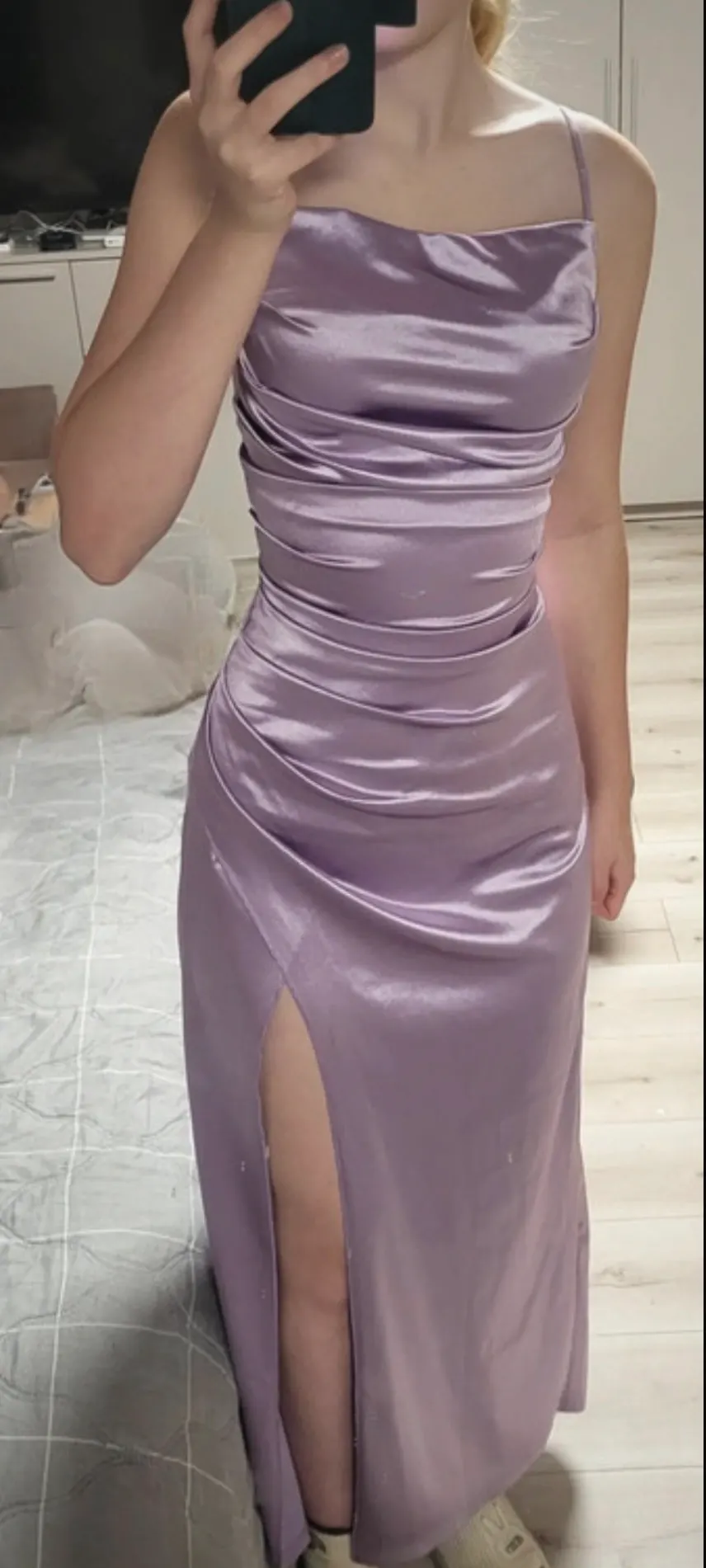 Satino suknelė 2