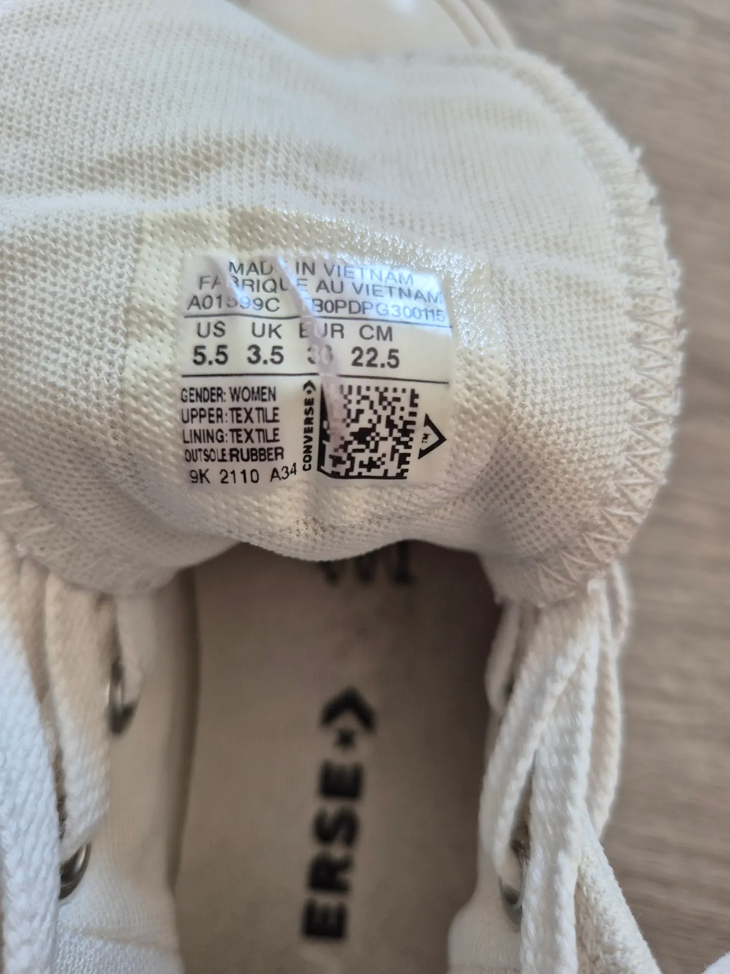 Converse All Star, Chuck Taylor balti sportbačiai 5