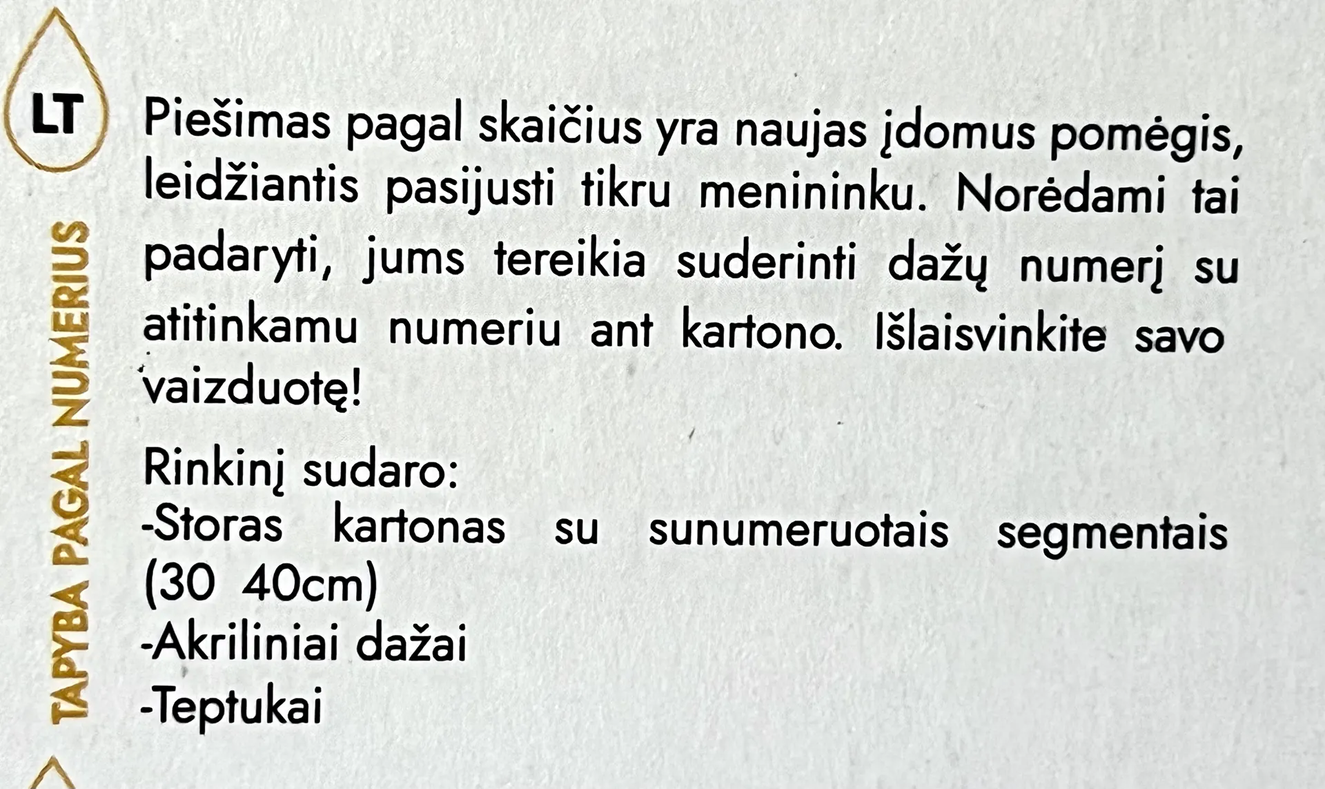 Tapyba pagal skaičius. Gėlės 3