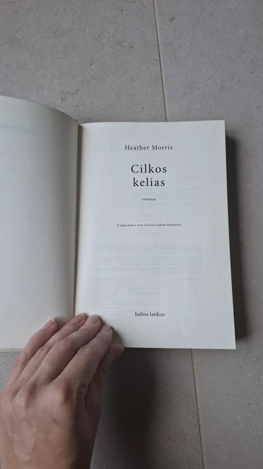 Knyga "Cilkos Kelias" 2