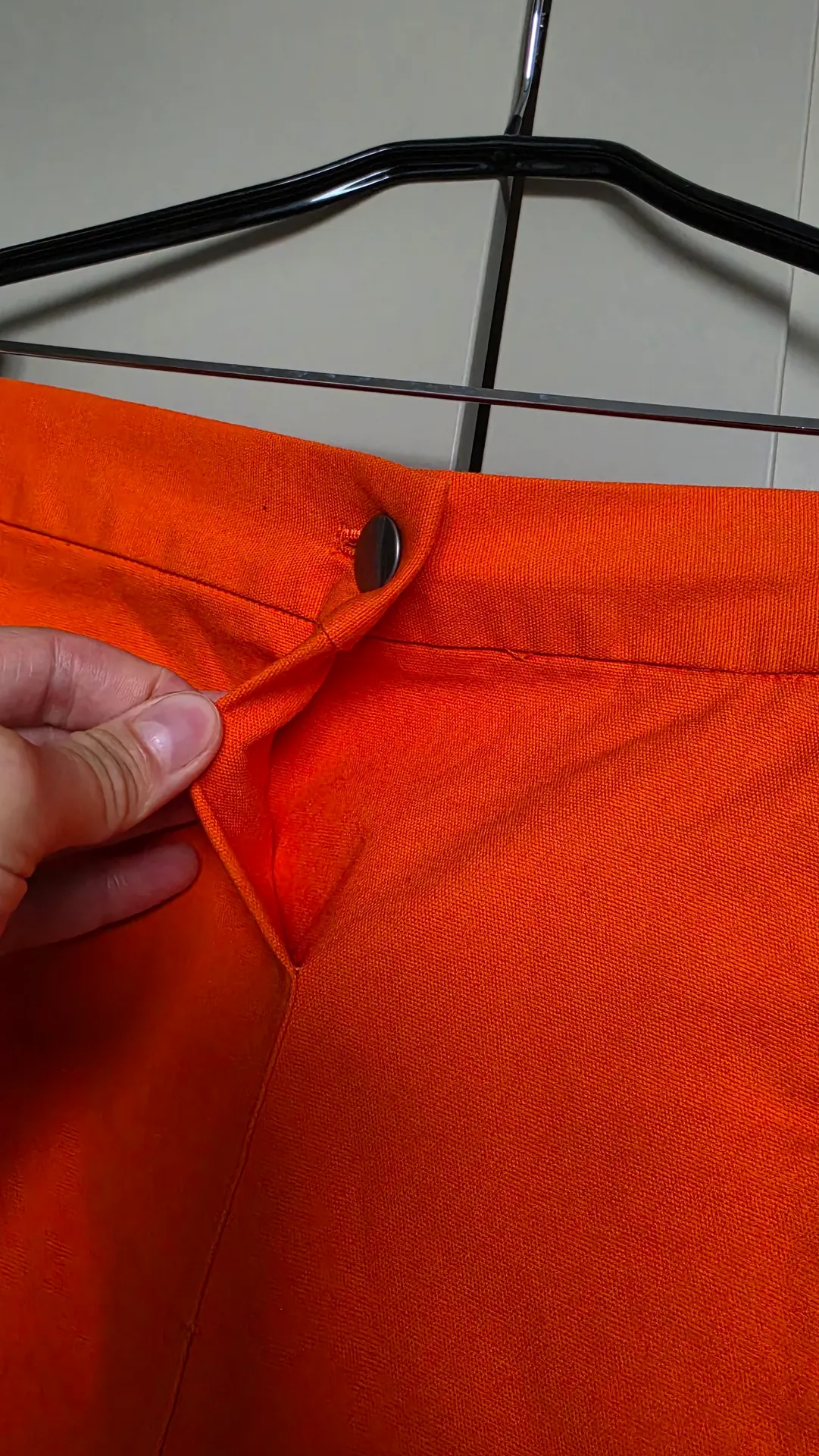 Oranžinis COS sijonas su kišenėmis 3