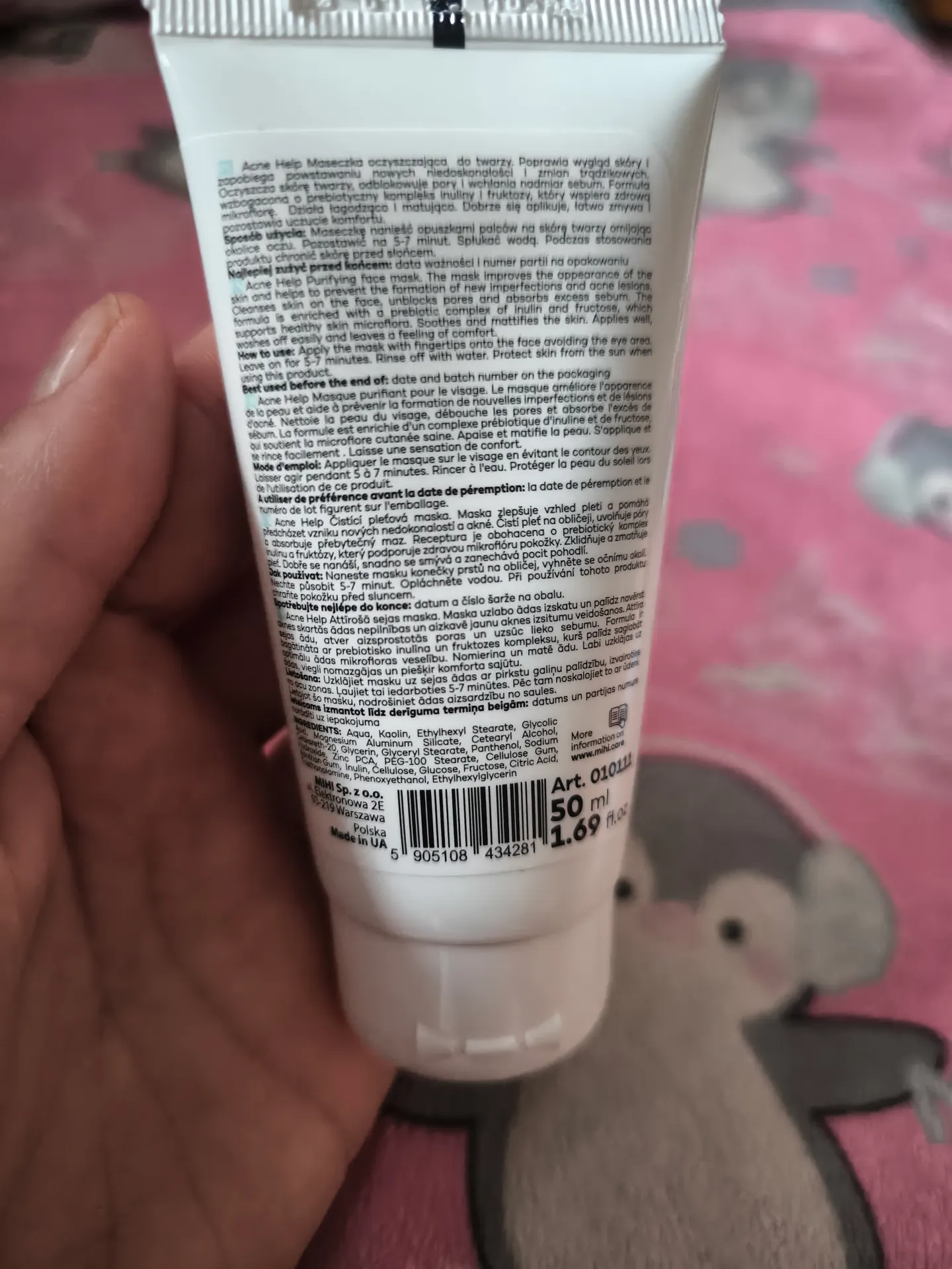 Kaukė hormoniniam bėrimui malšinti 2