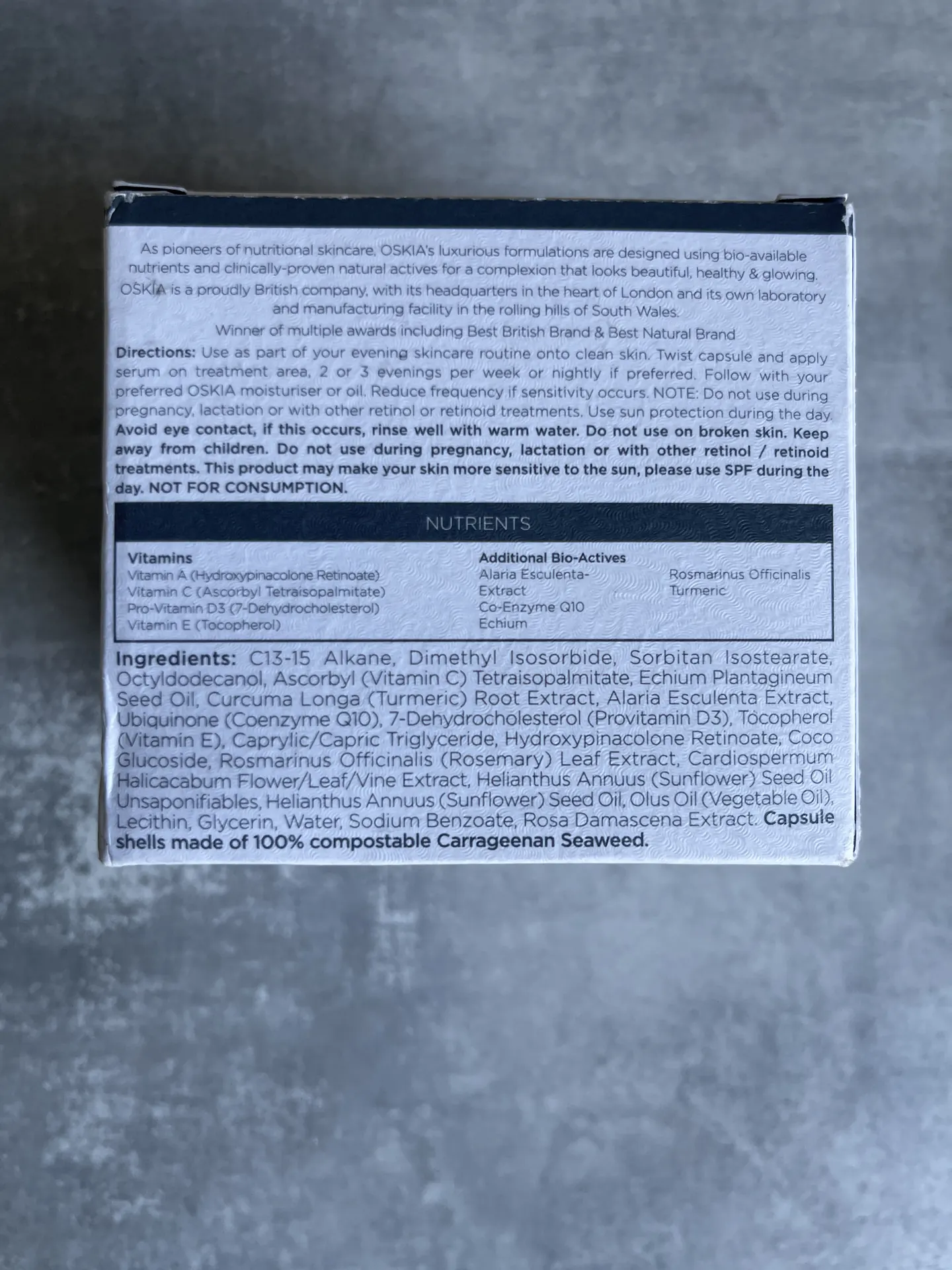 Parduodu OSKIA Super-R Retinoid Sleep Serum Capsules 3