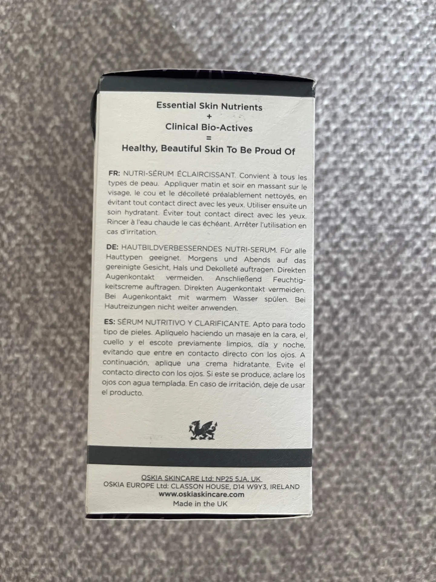 Pakis London H2 Glow Clarity Enhancingo Nuti- Serum 4