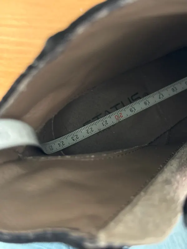 Nauji juodi Calzaturificio Status itališki zomšiniai bateliai ant kulno (leopard print) 37 24 cm 4