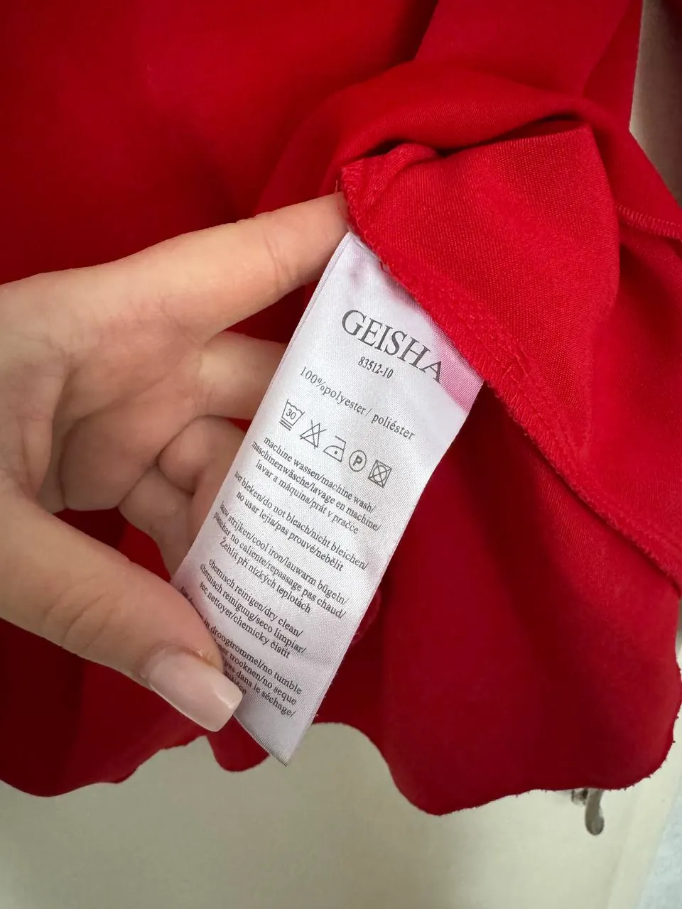 Geisha stilinga raudona palaidinė su dekoratyviniais sagomis (perlai) dydis XL/XXL 2