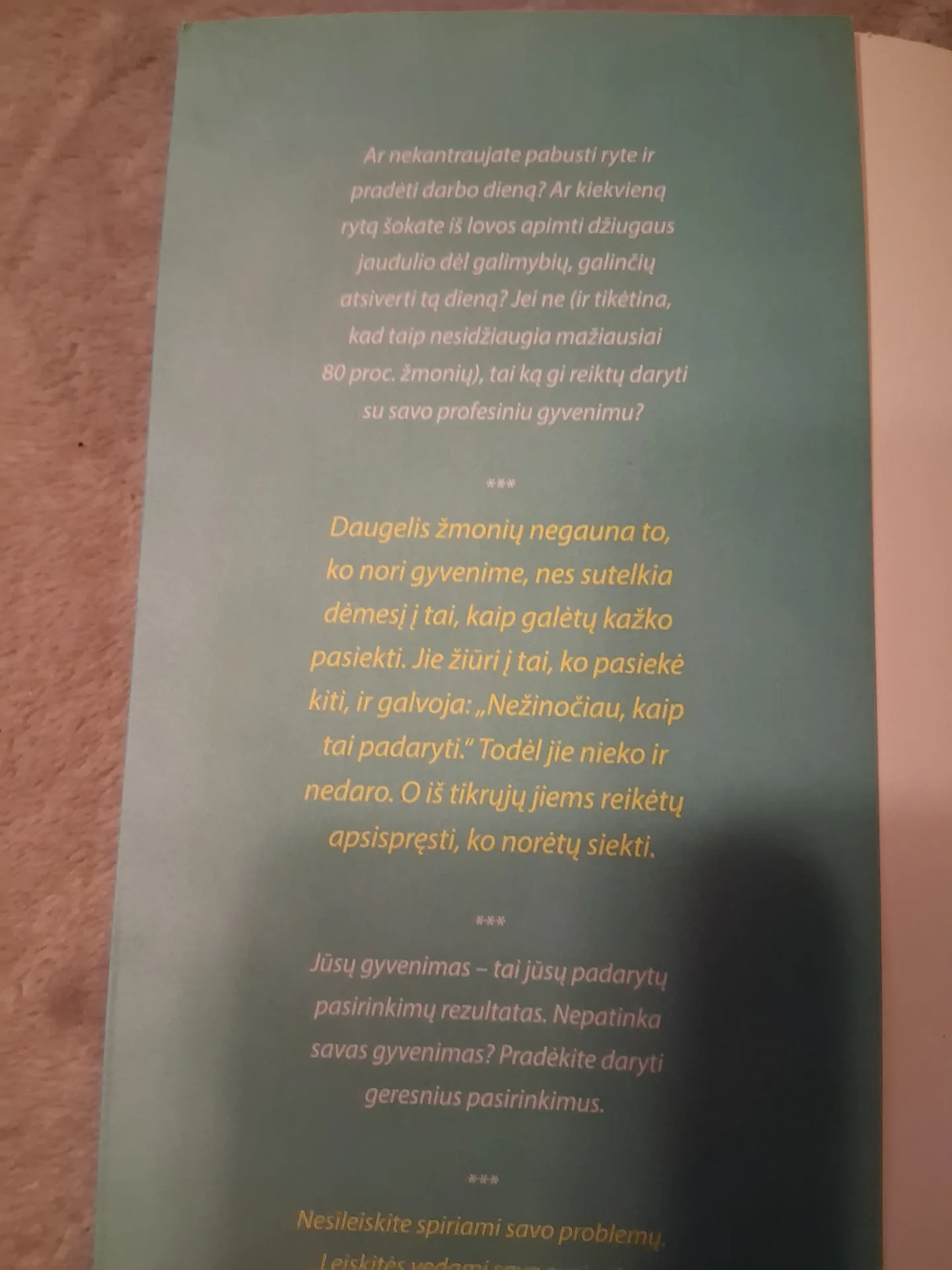 Atsakymas: Kaip gyventi 3