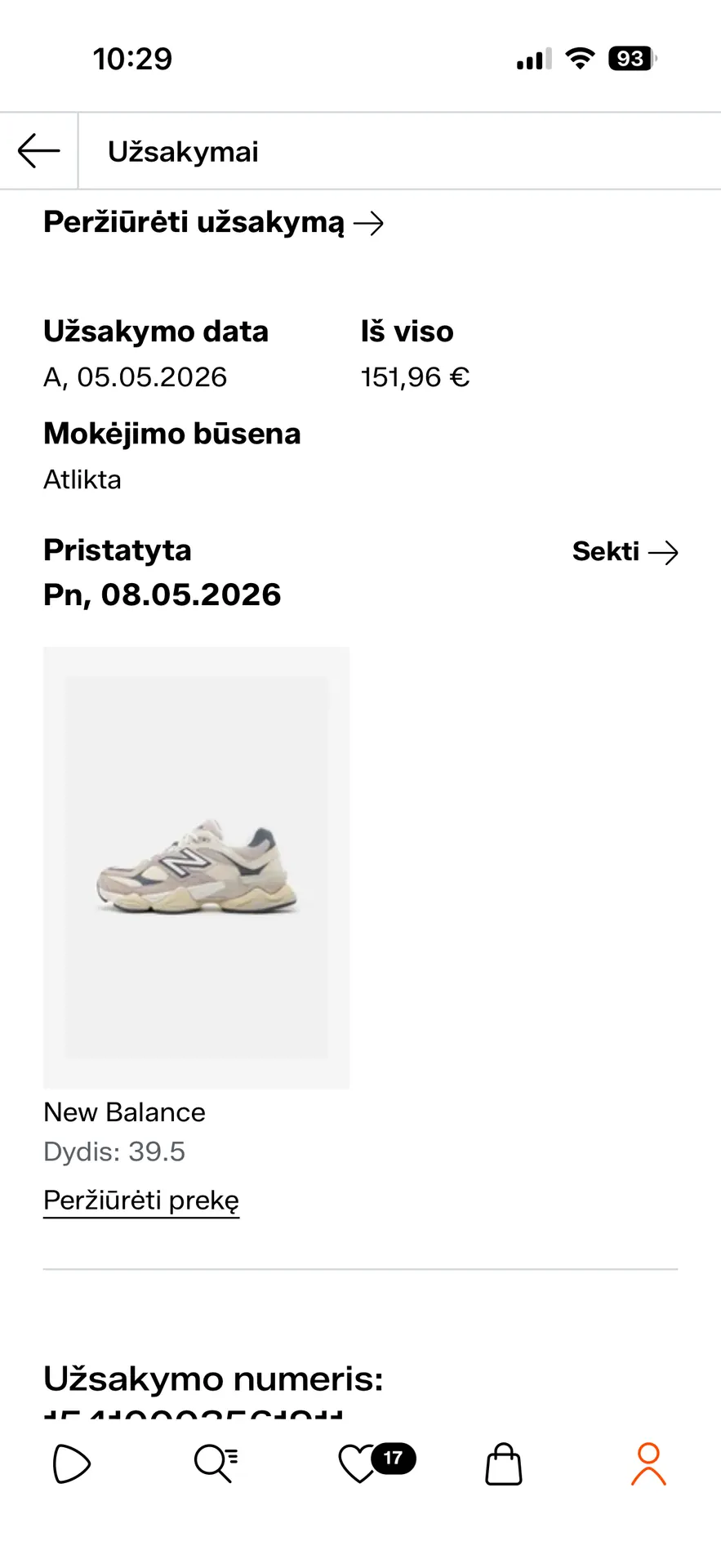 Originalus New Balance 9060 kedai 4