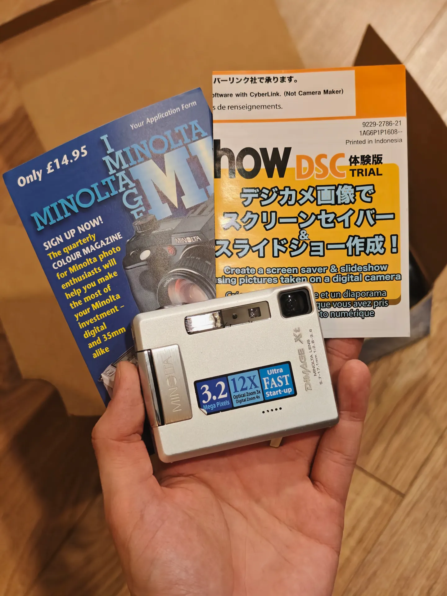 Minolta Dimage XT digicam camera fotoaparatas 2