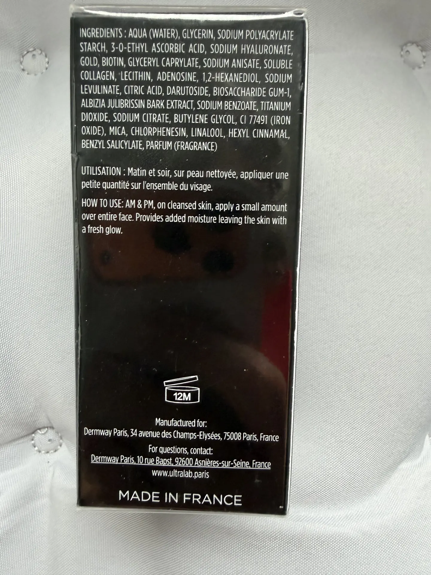 ULTRALAB Paris 7,4% Vitamin C + Hyaluronic Acid + Glycerol veido serumas, 30 ml 3