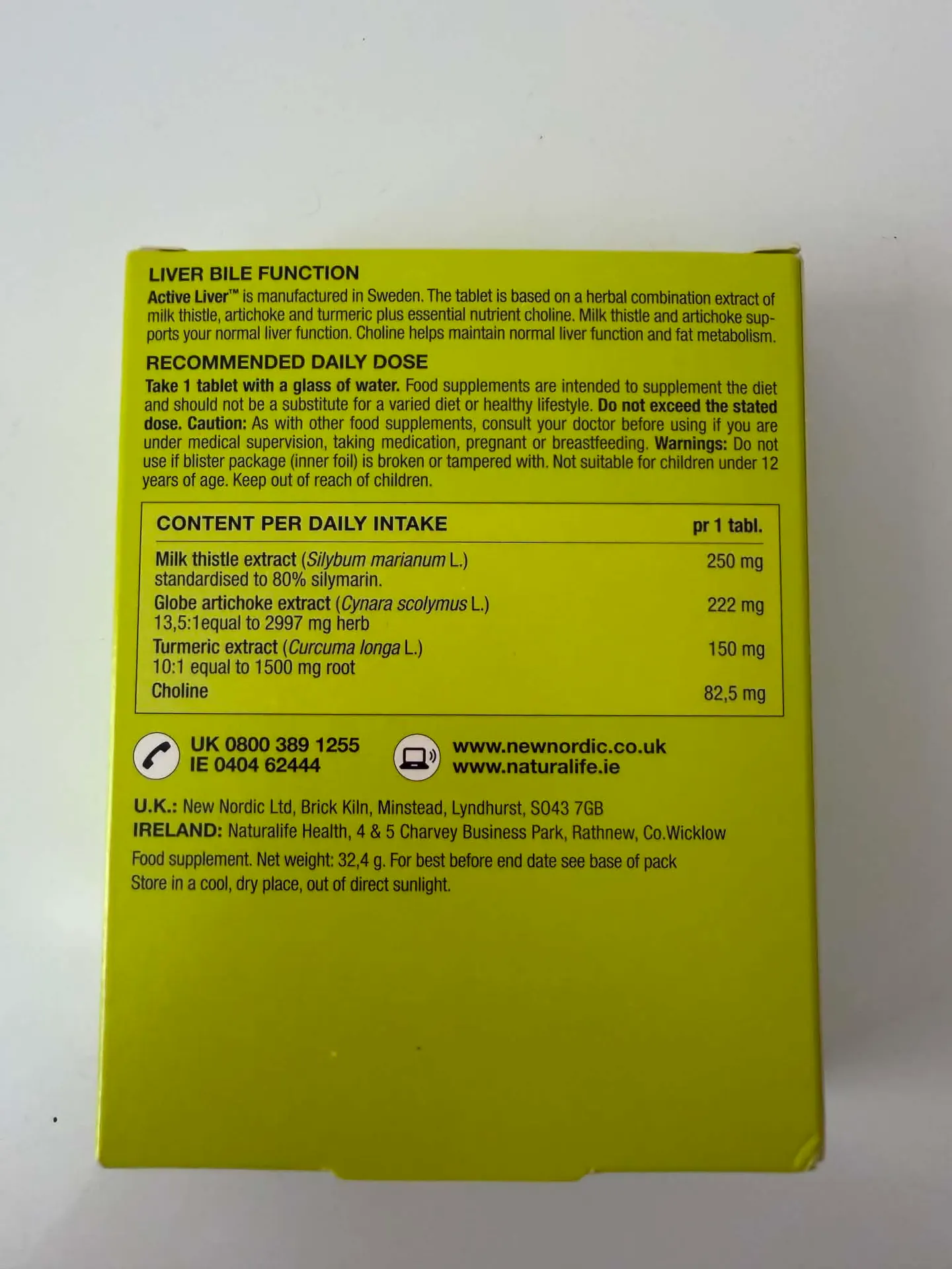 Active Liver maisto papildas kepenims 30 tablečių 2