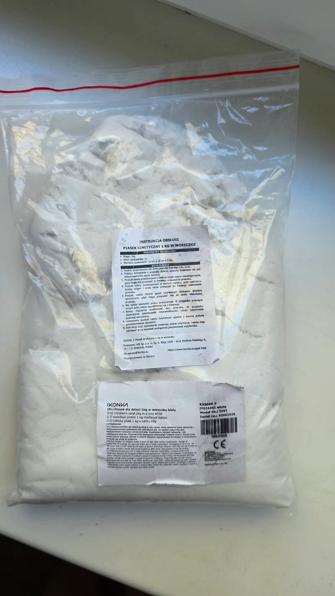 Kinetinis smėlis 1.5kg 5