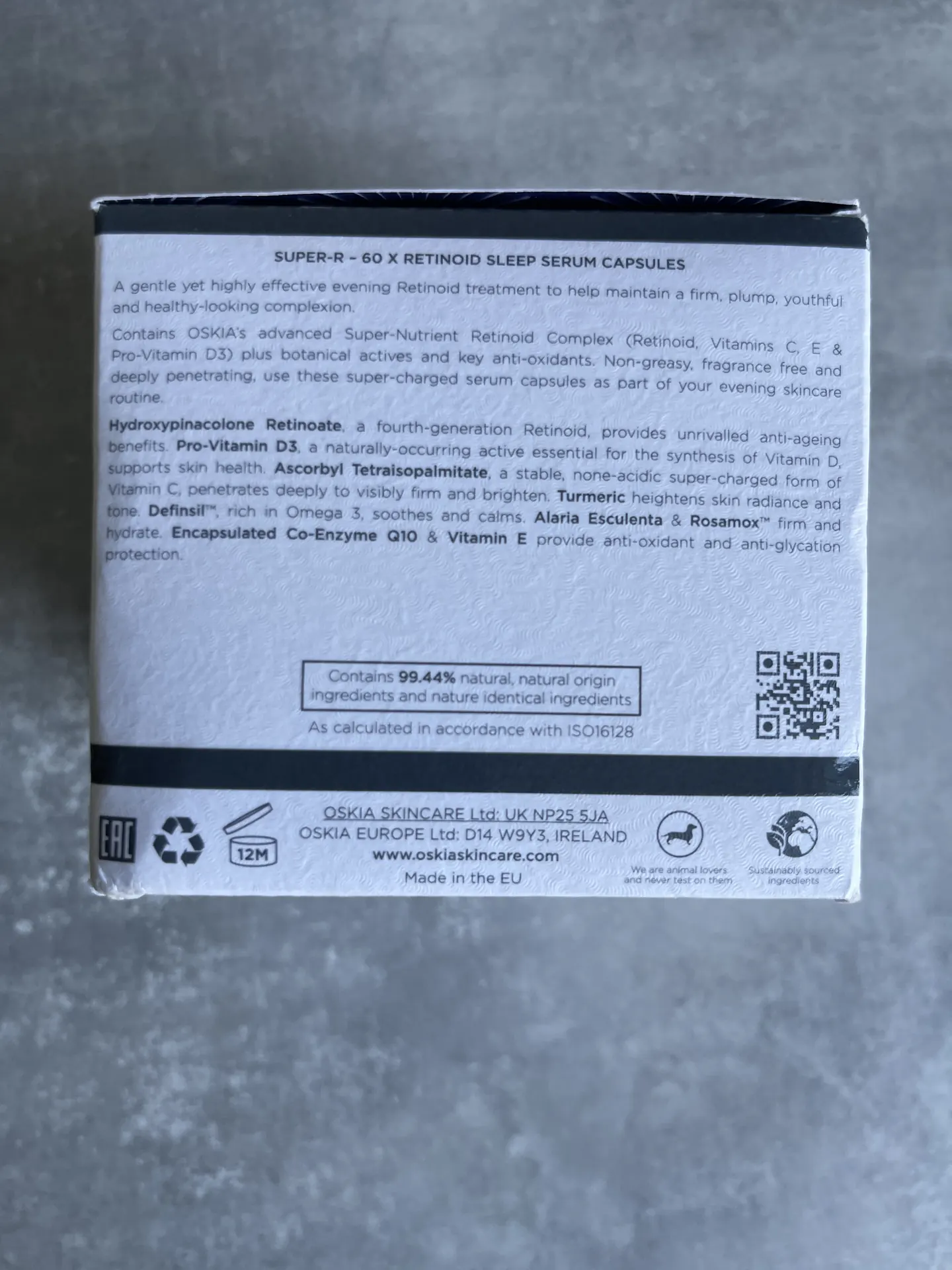 Parduodu OSKIA Super-R Retinoid Sleep Serum Capsules 2