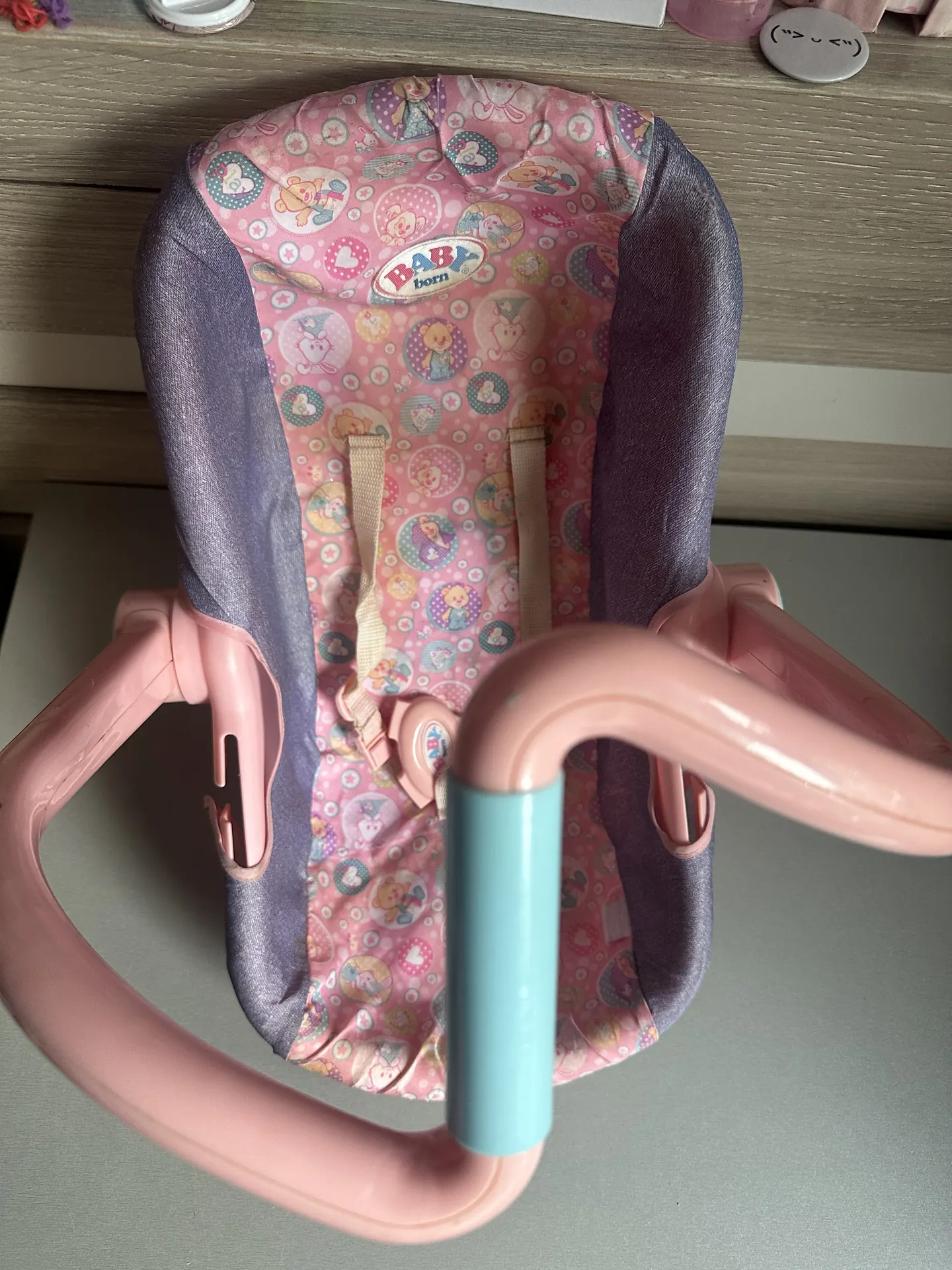 BABY born lėlės nešioklė / automobilinė kėdutė 4