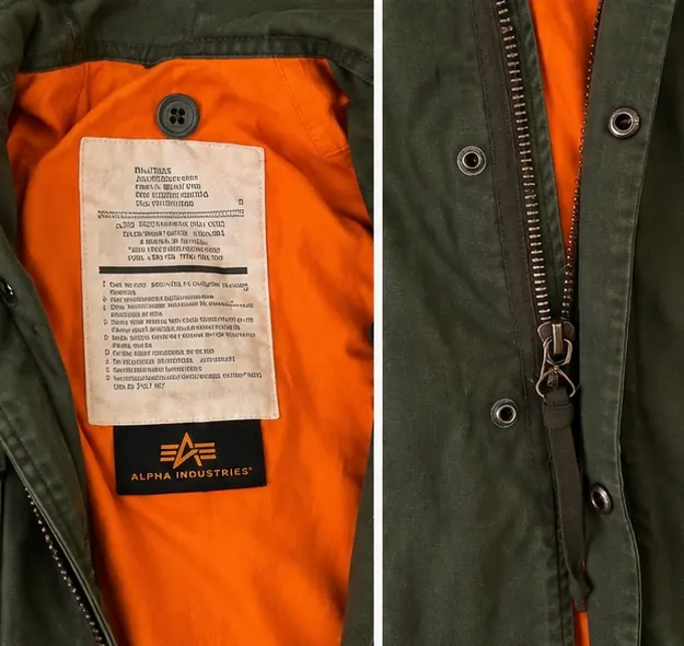 Alpha Industries chaki spalvos striukė 3