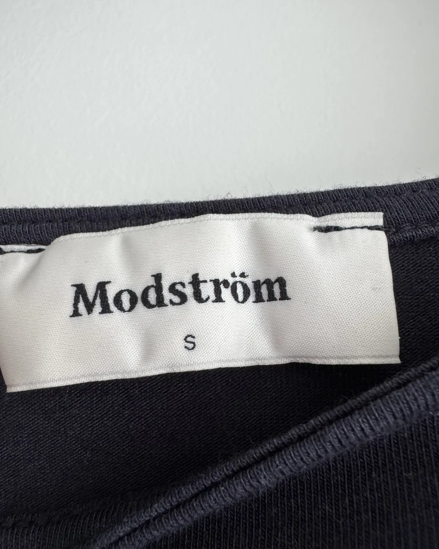 Modström tamsiai mėlyna (navy) midi suknelė 3/4 rankovės S dydis 3