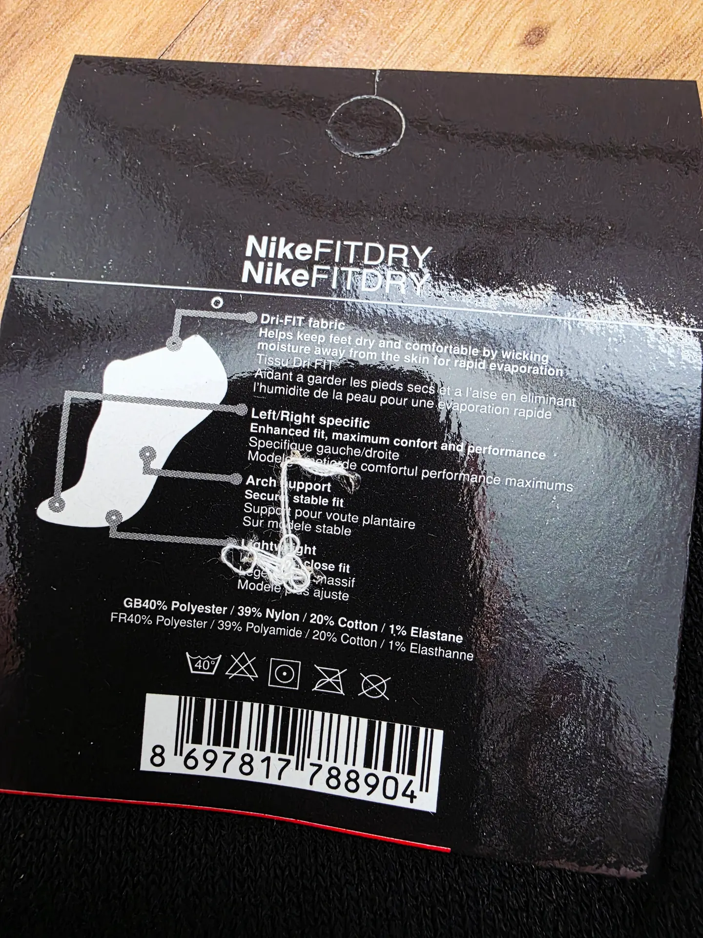 Nike kojinės 3poros .trumpos juodos 42-46 5