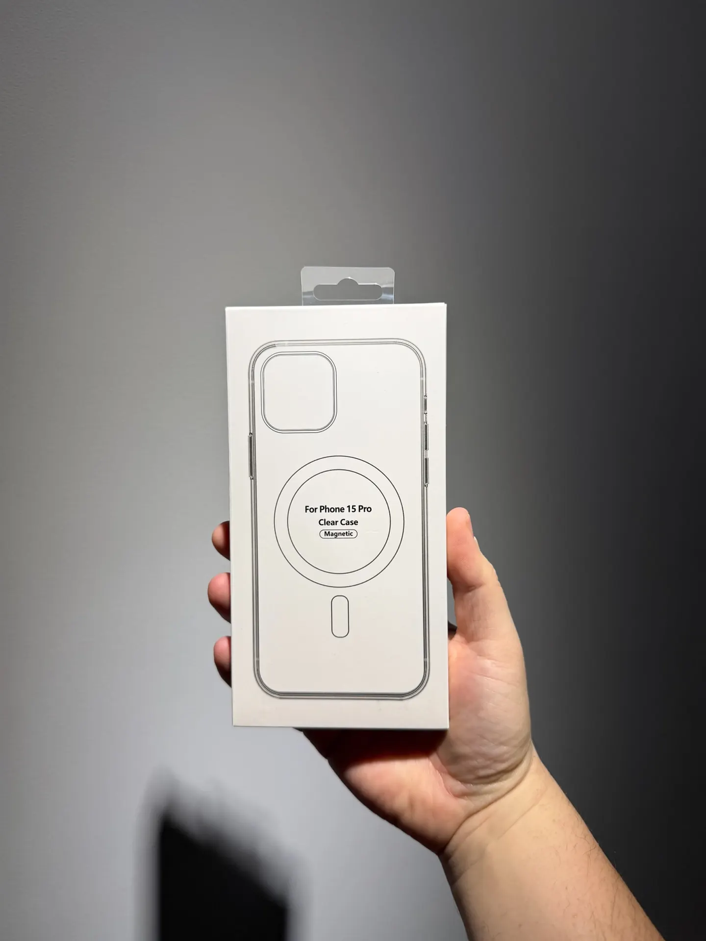 Apple 15 Pro Skaidrus su Magsafe deklas 3