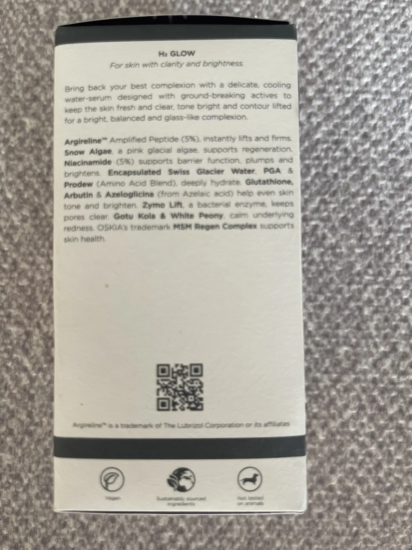 Pakis London H2 Glow Clarity Enhancingo Nuti- Serum 2