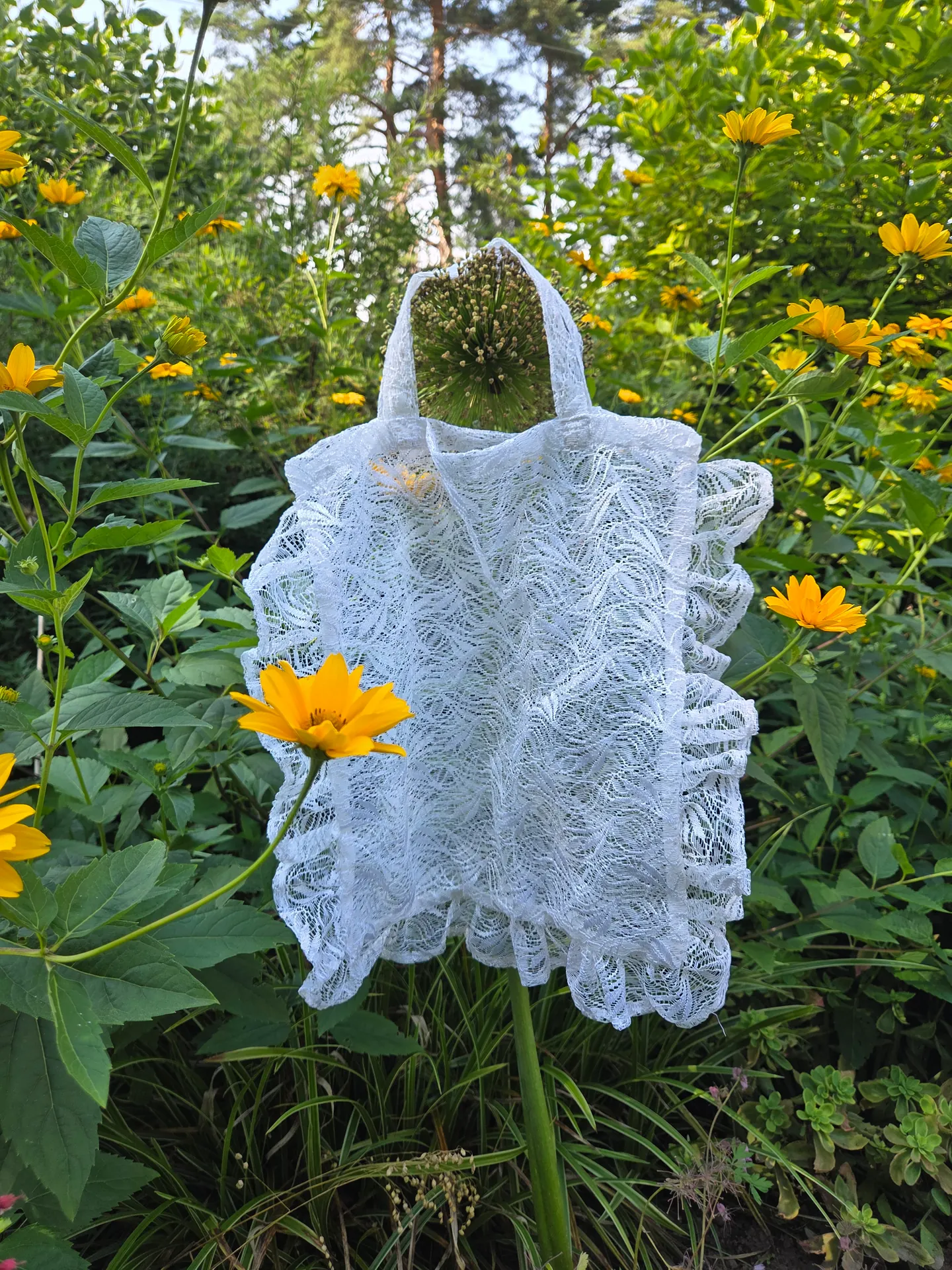 Baltas shopper 2