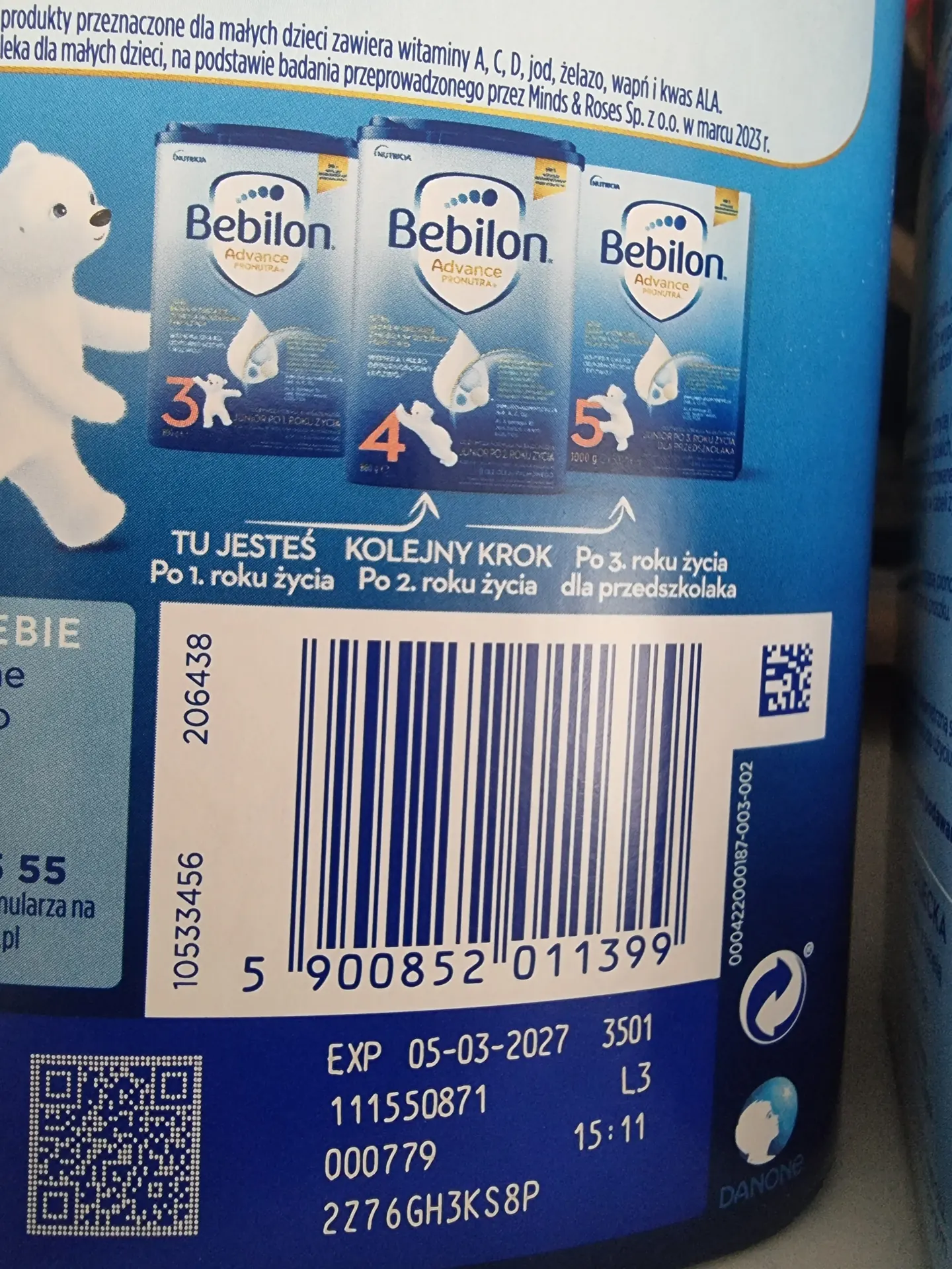 Bebilon 3nr. 2vnt 4