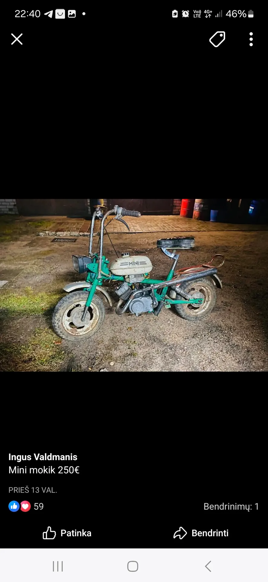Sen. mopedai,motoroleriai,motociklai 2