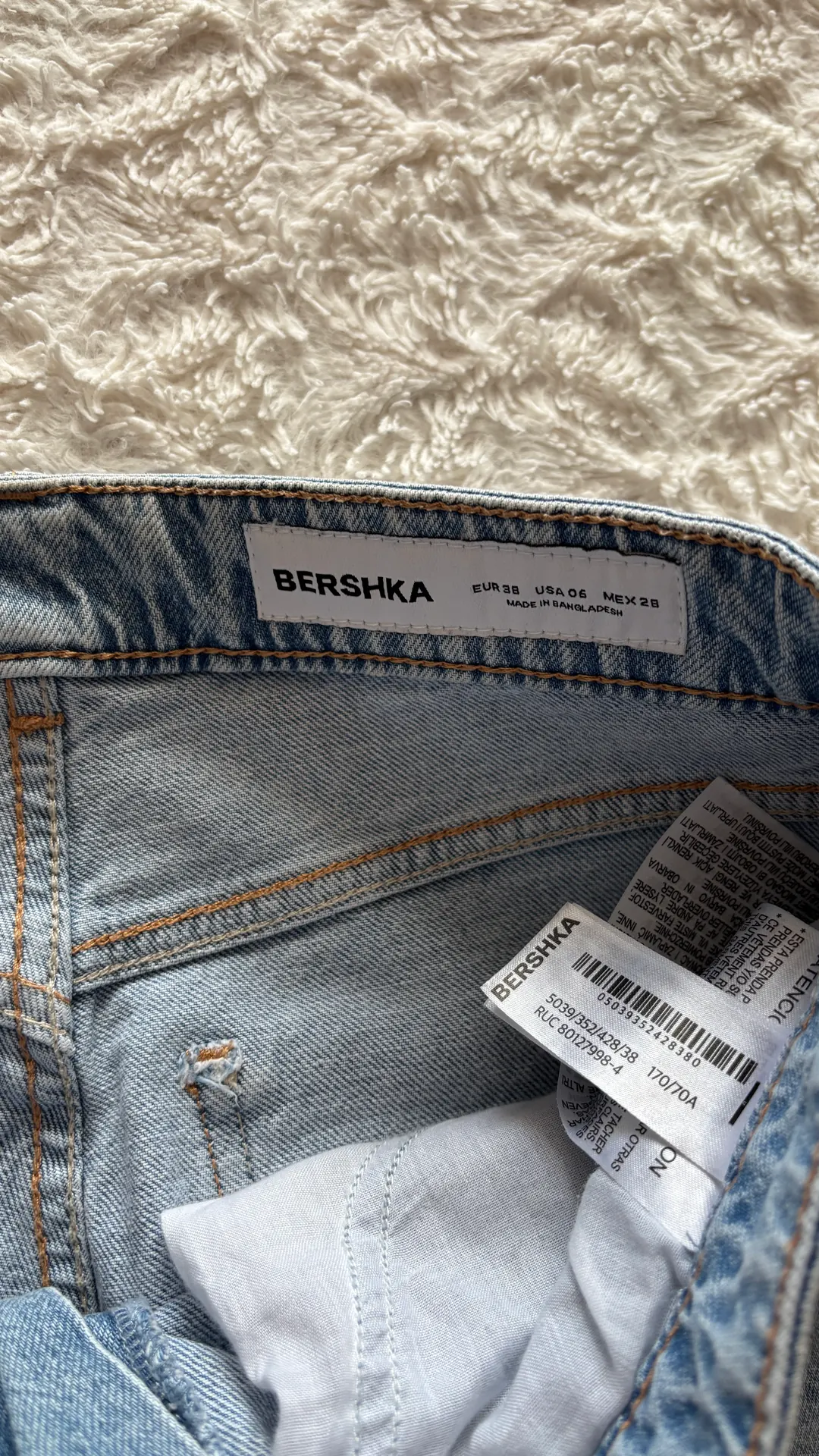 MOM FIT šviesiai mėlyni džinsai 4