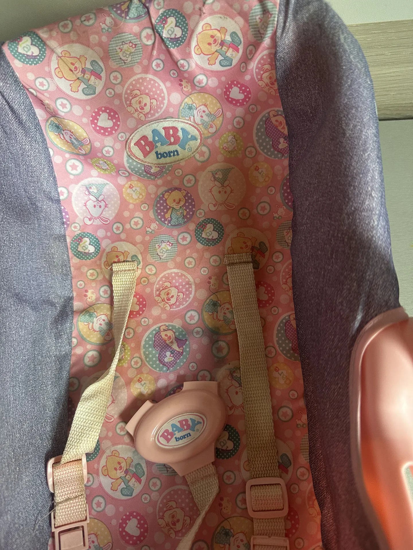 BABY born lėlės nešioklė / automobilinė kėdutė 3