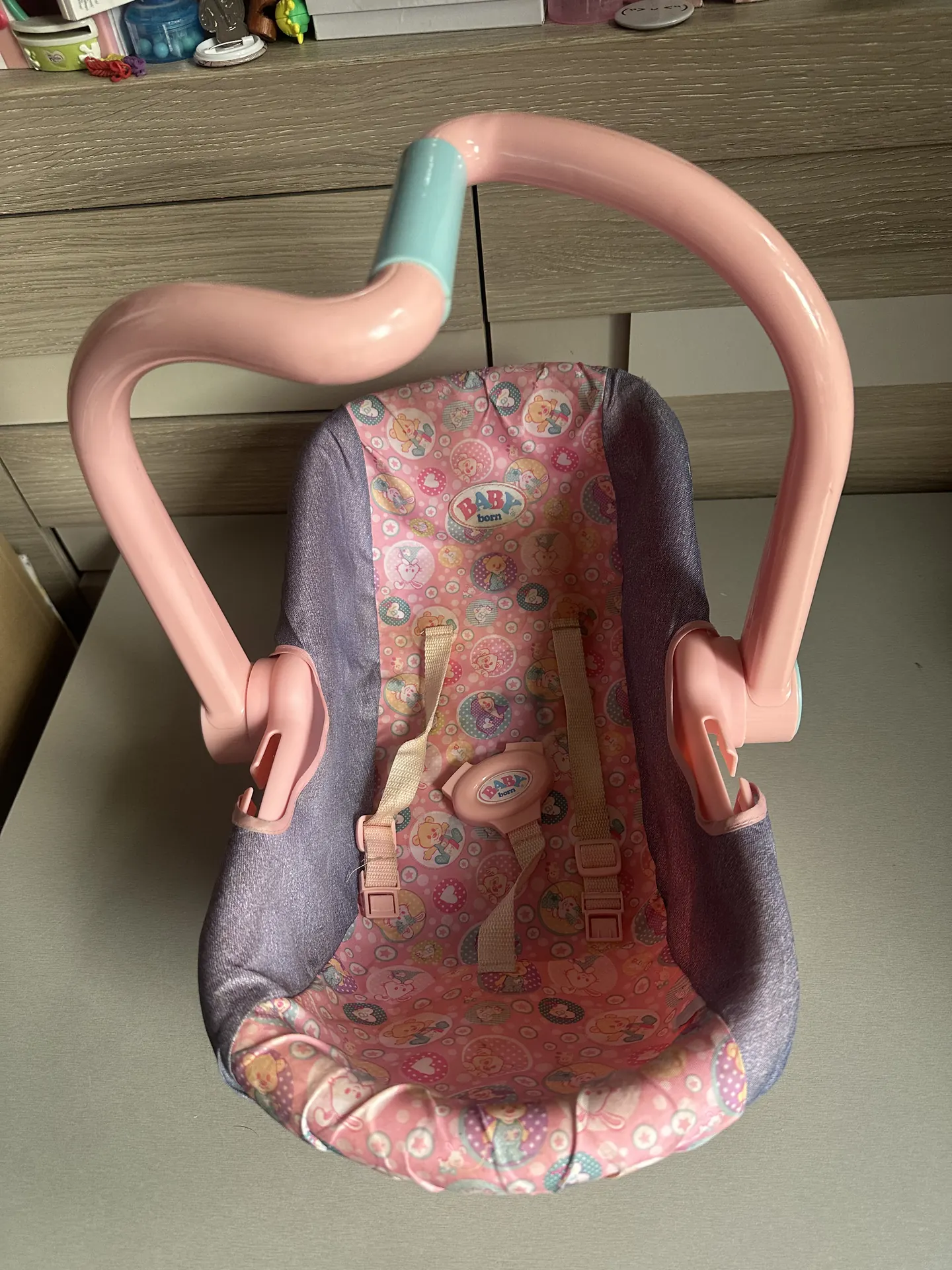 BABY born lėlės nešioklė / automobilinė kėdutė 2