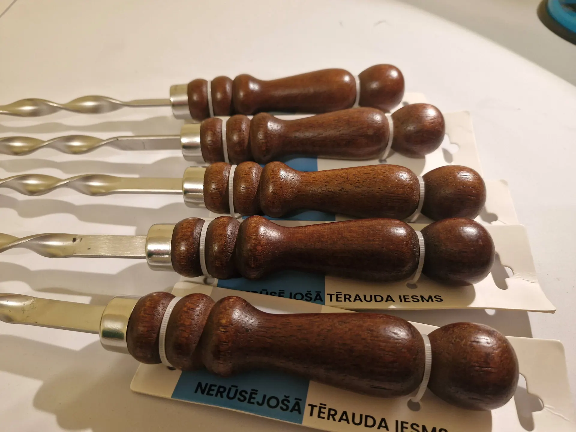 Iešmai šašlykams su medune rankena 5 vnt. 5