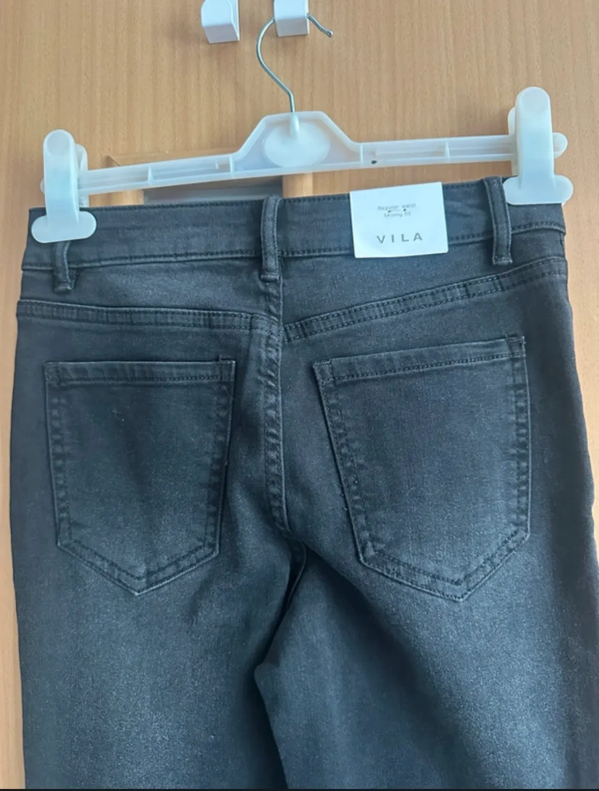 Nauji VILA juodi džinsai XS/32 4