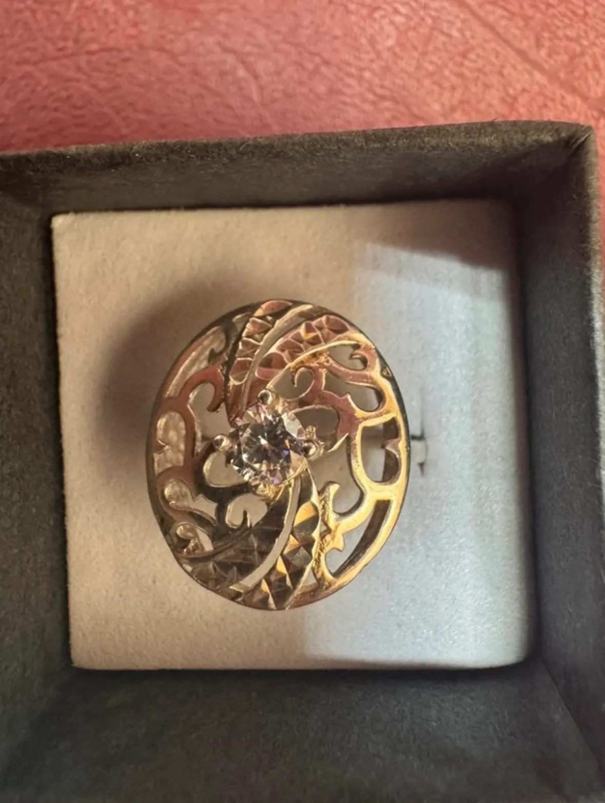 Silver 925, massier format, openwork ring | NOS 2