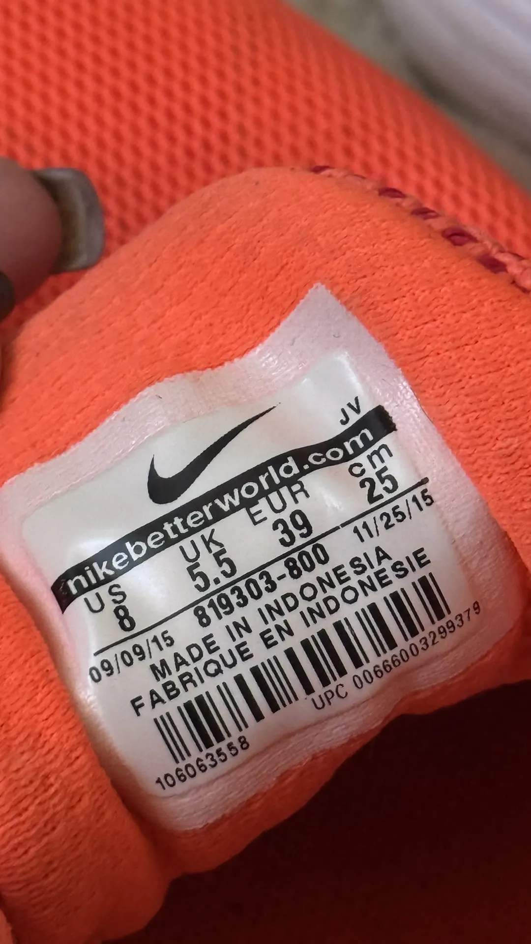 Ryškūs Nike Revolution 3 bėgimo/laisvalaikio bateliai (39 dydis) 5